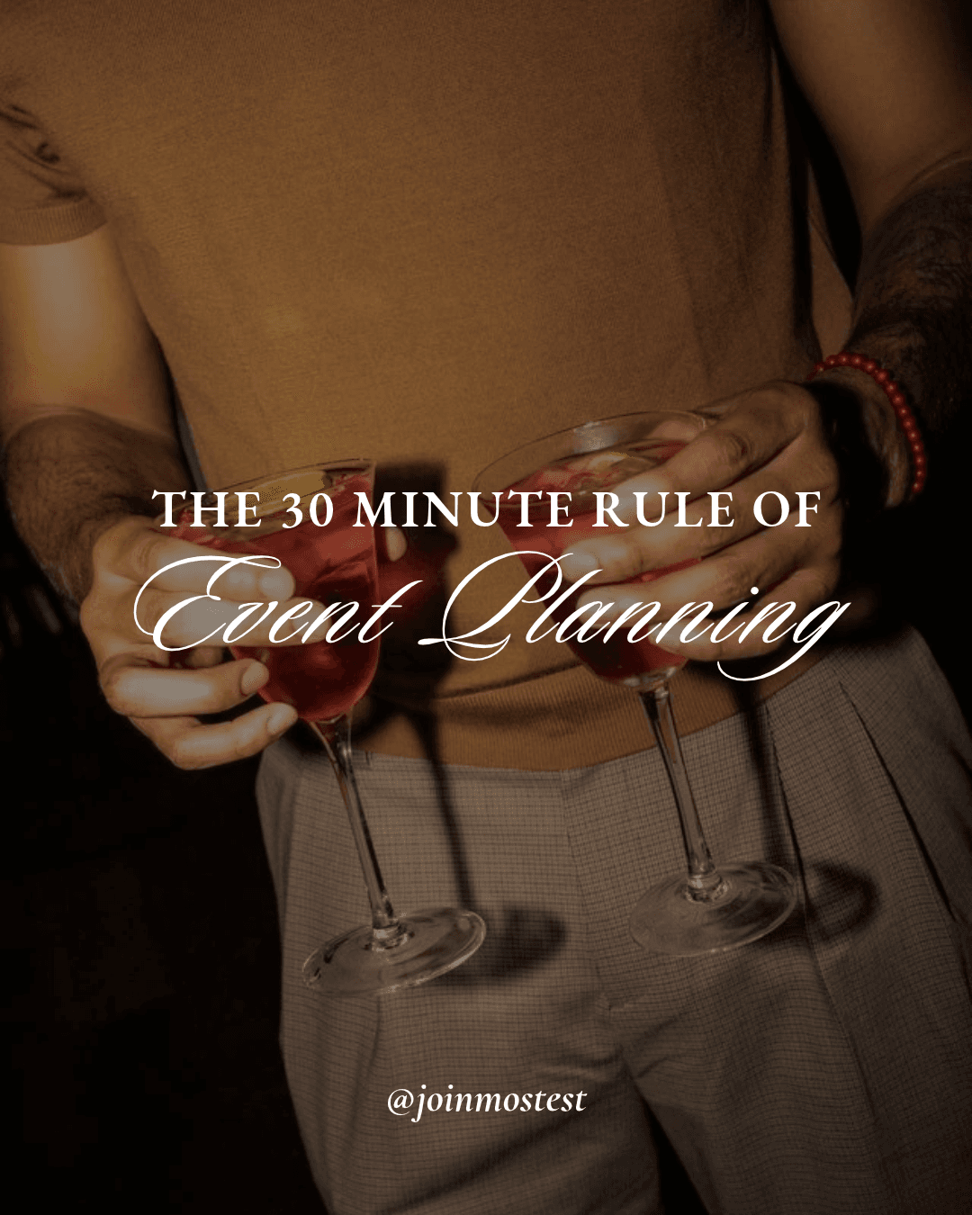 The 30-Minute Rule of Event Planning
