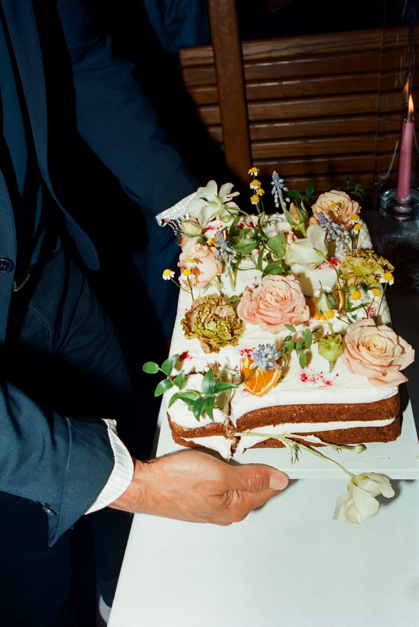 Lindsey and Mike's wedding cake