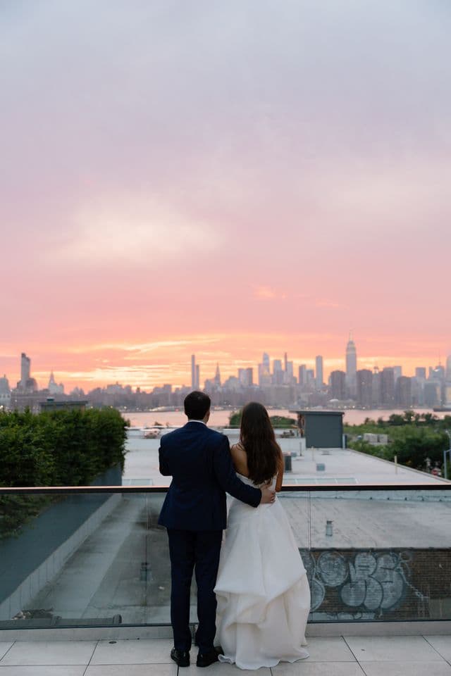 A Mostest couple on their wedding day